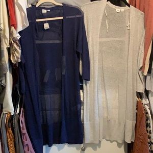 2 GAP LONG CARDIGANS!!!